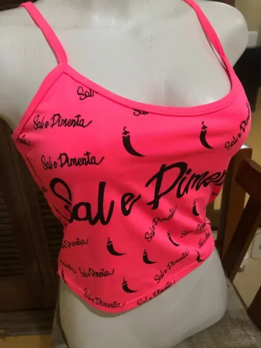 Cropped S/ Bojo Sal E Pimenta