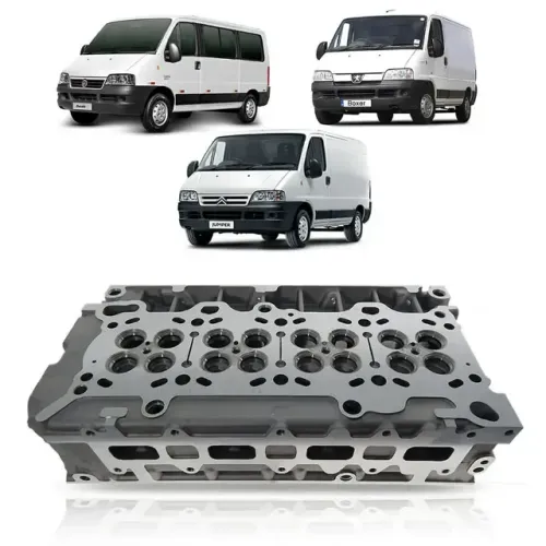Cabecote Bico Conico Ducato Jumper Boxer 2.3 16V Euro 3 2010 2011 2012