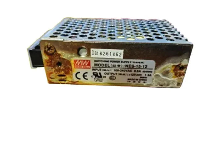 RS-15-12 - Fonte Chaveada 15W 85-264VCA/120-370VCC Saída 12VCC-1.3A - MEAN WELL com Avaria