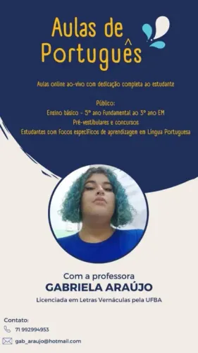 Professora de Língua Portuguesa 