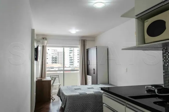 Apartamento no New Studio em Pinheiros disponível para locação contendo 1 dormitório e 1 v