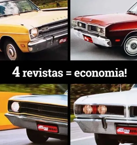 Dodge Dart, Gran Coupe, Gran Sedan e SE - Kit 4 revistas Quatro Rodas