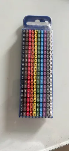 MARCADOR DE CABOS HELLERMAN TUTON WIC2 200 PEÇAS 1,5-2,5mm² CORES SORTIDAS