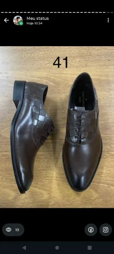 Sapato Louis Vuitton Holograma. Xadrez