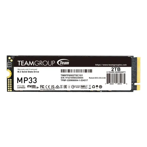 SSD NVME M2 2280 x4 PCIE Gen3 2TB
