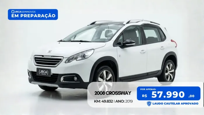 Peugeot 2008 Crossway 1.6 Flex 16V 5P Aut. 2019