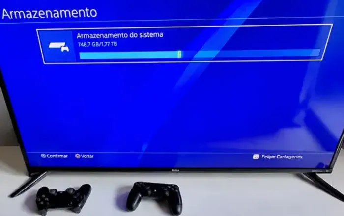 PS4 Fat 2TB + 2 Controles Originais + Jogos Digitais