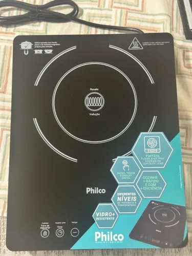 Cooktop de Indução Philco Portátil PCT10A - 127V