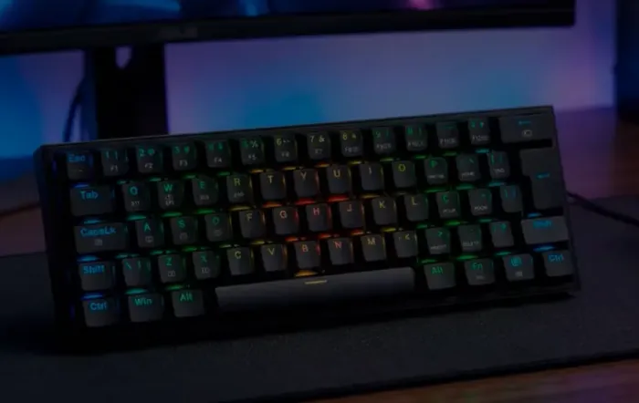 Teclado Fizz Pro Redragon (Acompanha cabo USB-C, Dongle 2.4Ghz)