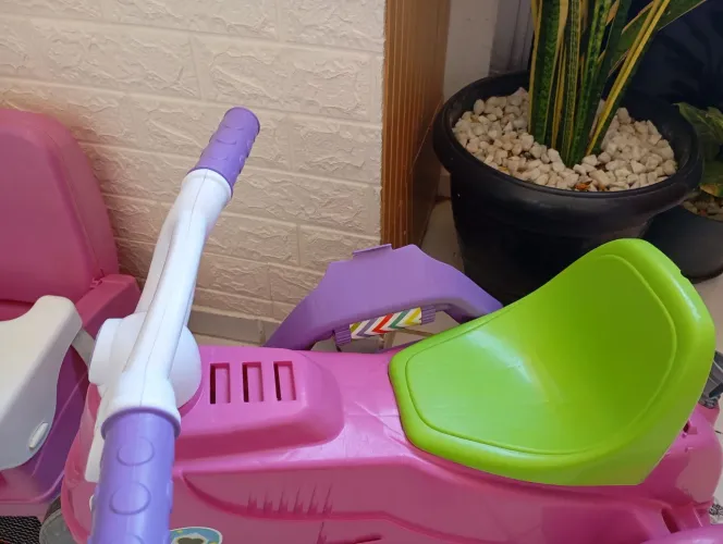 vendo triciclo infantil mais a cadeira de alimentação. A cadeira é 50,00 e o triciclo 100