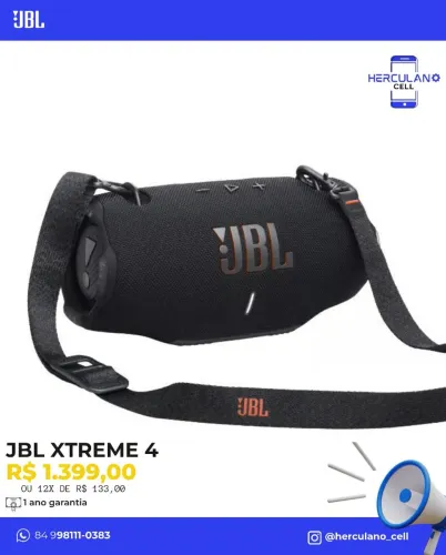 Vendo caixa JBL Xtreme 4 preta lacrado 