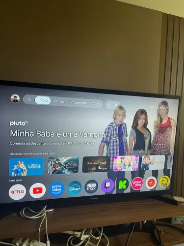 Smart TV Samsung + Chromecast Google TV + Controle