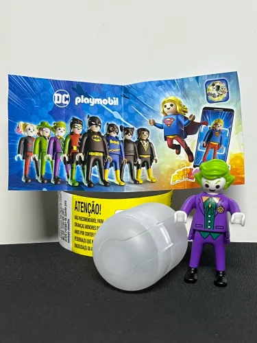 Boneco Coringa DC Playmobil Kinder OVO