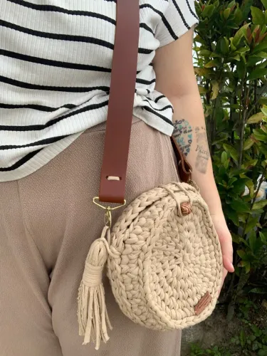 bolsa crochê
