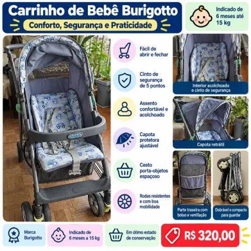 Carrinho Burigotto
