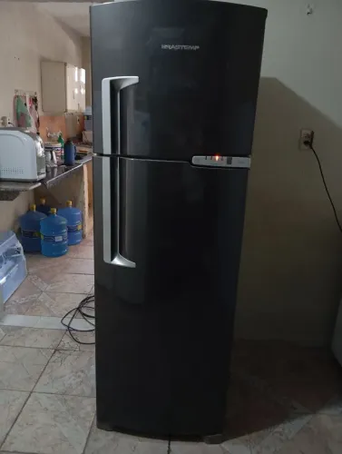 GELADEIRA BRASTEMP DUPLEX FROSFREE INOX ACEITO CARTÃO DOU GARANTIA FAÇO A ENTREGA