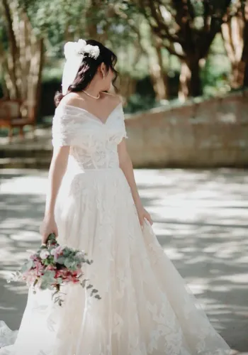 Vestido de Noiva Ida Torrez - Renda Exclusiva e Bordado a mão