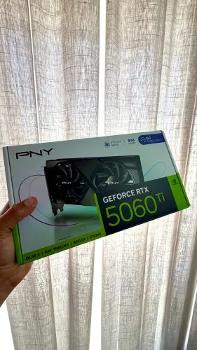 Placa de Video GeForce NVIDIA PNY RTX 5060 TI 8GB GDDR7