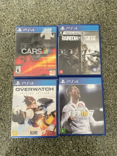 Kit 4 jogos de PS4