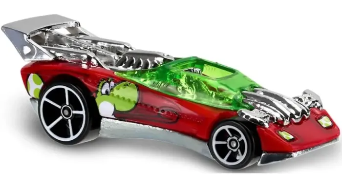 Hot Wheels Yoshi Original #7 Flathead Fury Super Mario Kart