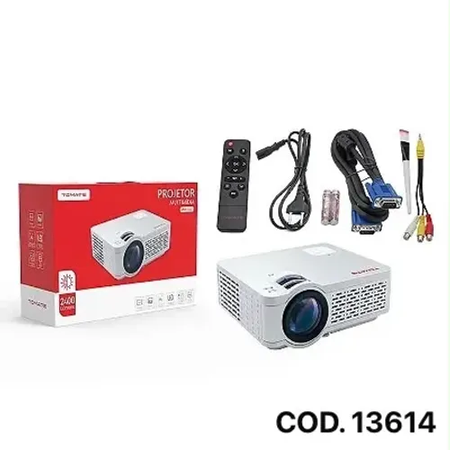 PROJETOR MULTIMIDIA 2400 LUMENS TOMATE MPR-5007