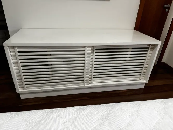 Rack : Móvel para TV branco 