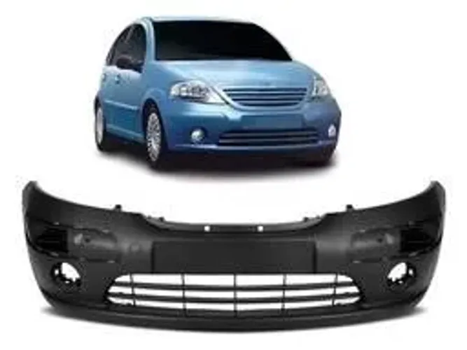 Para Choque Dianteiro C3 2008 A 2013 Sem Furo