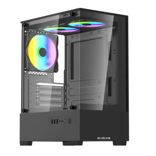 Gabinete Gamer Aquário C/ 3 Fans Rgb Hit Pro Bg-055 *ENTREGA GRÁTIS*