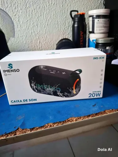 Caixinha de som da imenson nova na caixa lacrada