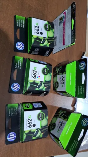2x Cartucho HP 662XL Preto - Original, Lacrado e Pronto para Uso