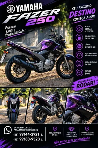 Vendo Fazer 250 2010