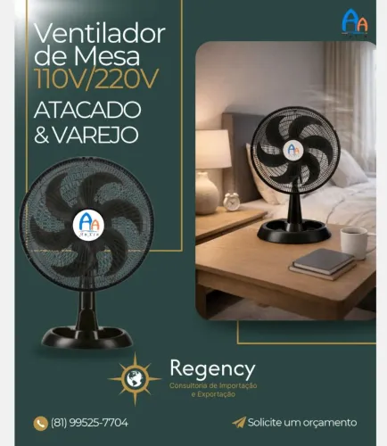 Ventilador de mesa 70W com 40cm 220v