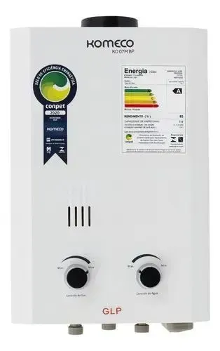 Aquecedor de água (passagem) a gás - novo