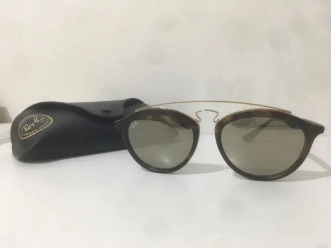 Óculos Rayban Original Espelhado Tartaruga