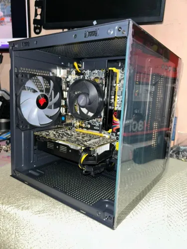 Oferta! PC Gamer Ryzen 5 5500 + RX 550 4GB | Pronto para Usar