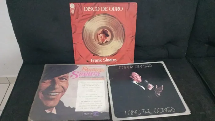 Lp/vinil Frank Sinatra, cada unidade R$50,00