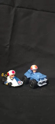 Dupla Toad com Veículos - Super Mario