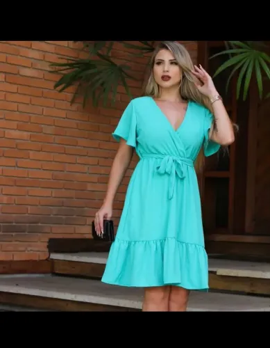 Vestido transpassado