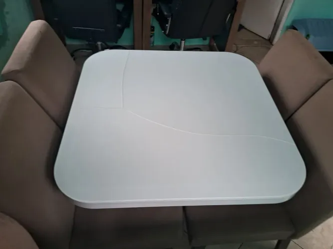 Mesa de vidro 4 cadeiras