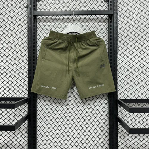 Short Under Armour Project Rock Masculino Verde Militar - Premium