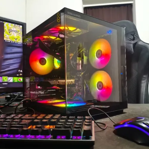 PC Gamer Aquário i7-9700 + RX 7600 8GB | 16GB DDR4 | SSD 512GB | Full RGB