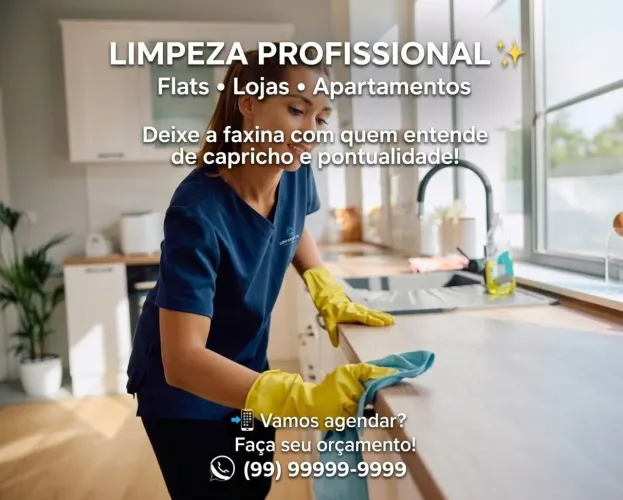 Eu faço Faxina Apartamento