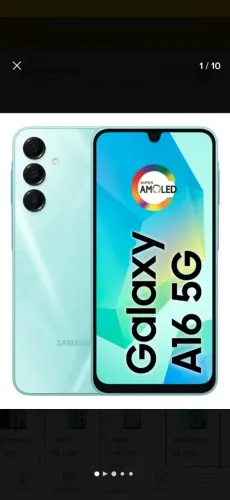 Celular Samsung Galaxy A16, (Novo) + brinde (1 capa original + película 3D)