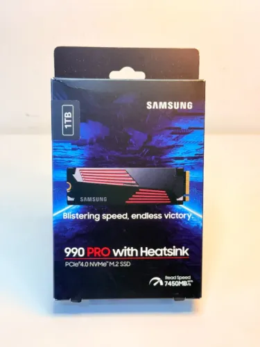 NVME Samsung 990 PRO, 1TB, M.2, PCIe Gen 4.0, Leitura 7450MB/s, Gravação 6900MB/s