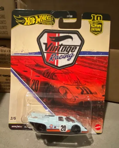 Hot Wheels Premium - Porsche 917K GULF - Vintage Racing Car Culture
