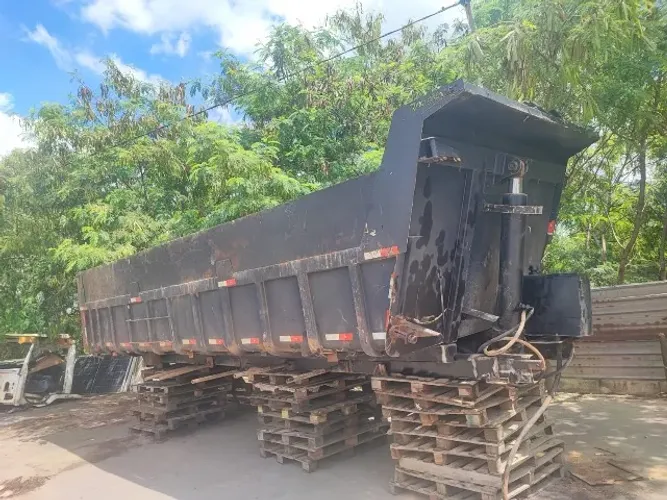 Báscula com pistão caminhão caçamba 