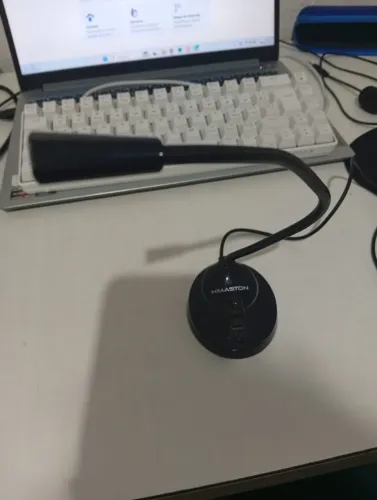 Microfone H'Maston para PC com Haste Flexível