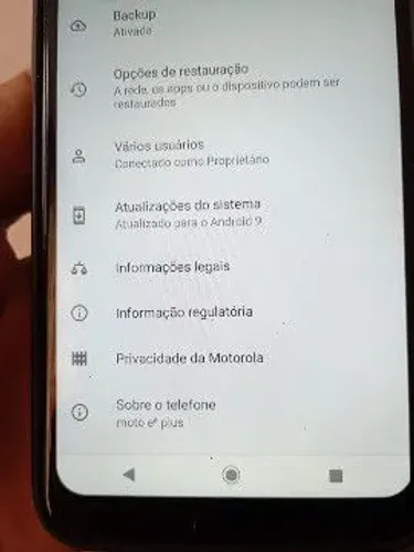 Moto e plus