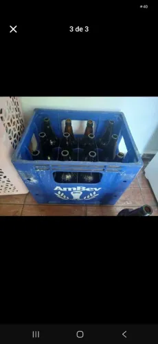 ENGRADADO AMBEV + 12 GARRAFAS DE VIDRO 1L