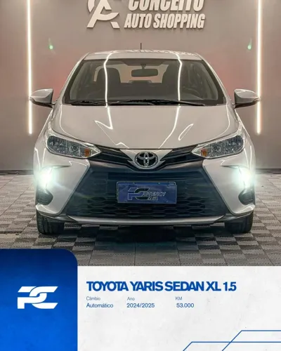 Toyota Yaris XL Sedan 1.5 Flex 16V 4P Aut. 2025